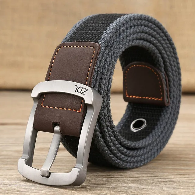 2017 military belt outdoor tactical belt men&women high quality canvas belts for jeans male luxury casual straps ceintures