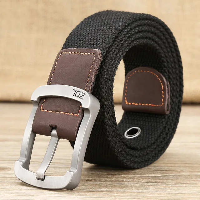 2017 military belt outdoor tactical belt men&women high quality canvas belts for jeans male luxury casual straps ceintures