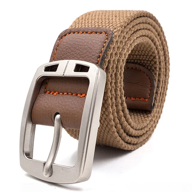 2017 military belt outdoor tactical belt men&women high quality canvas belts for jeans male luxury casual straps ceintures