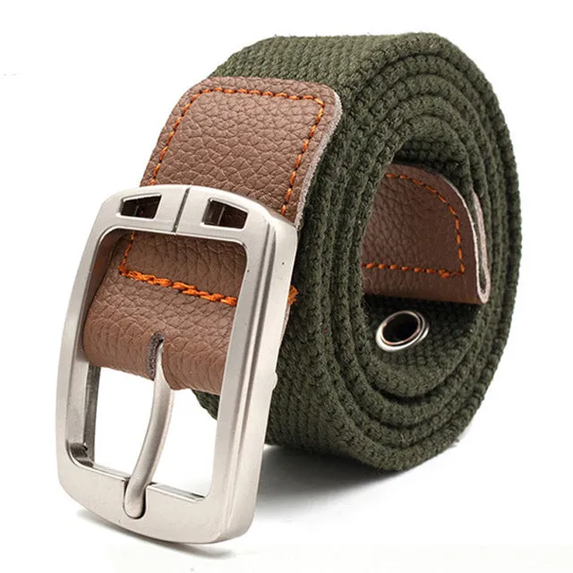 2017 military belt outdoor tactical belt men&women high quality canvas belts for jeans male luxury casual straps ceintures