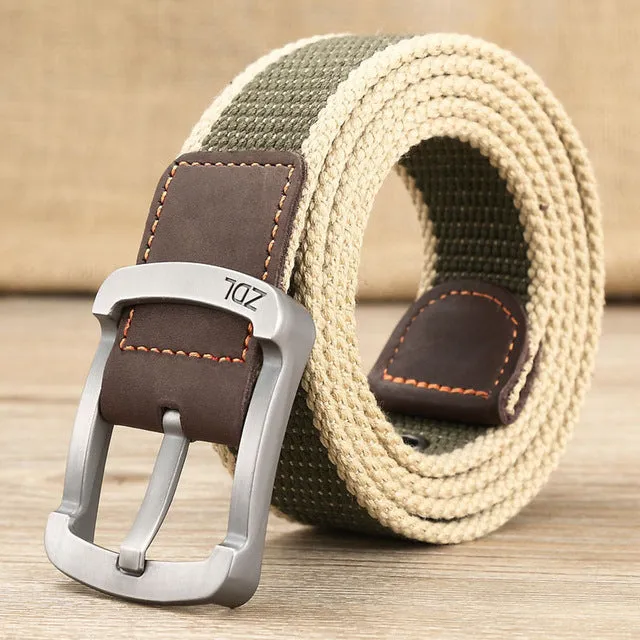 2017 military belt outdoor tactical belt men&women high quality canvas belts for jeans male luxury casual straps ceintures