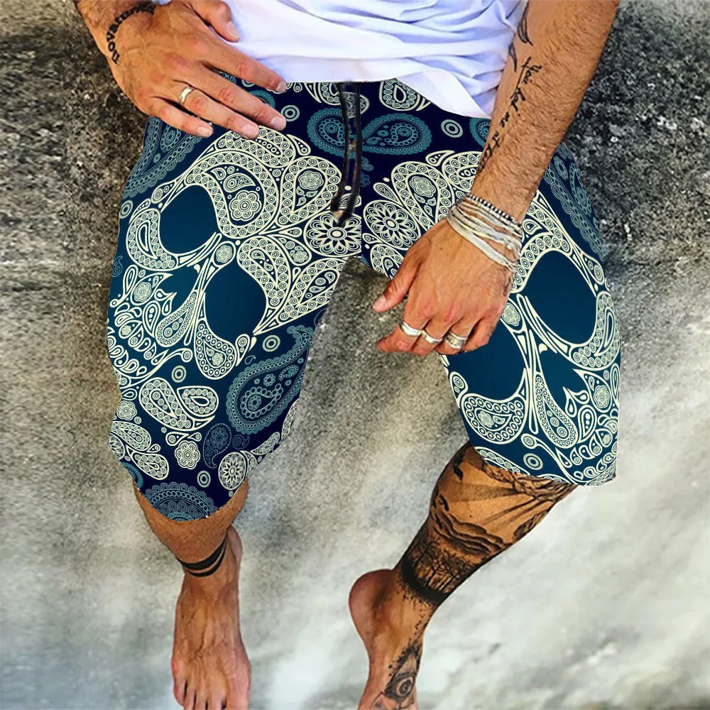 21 SKULL Beach Shorts