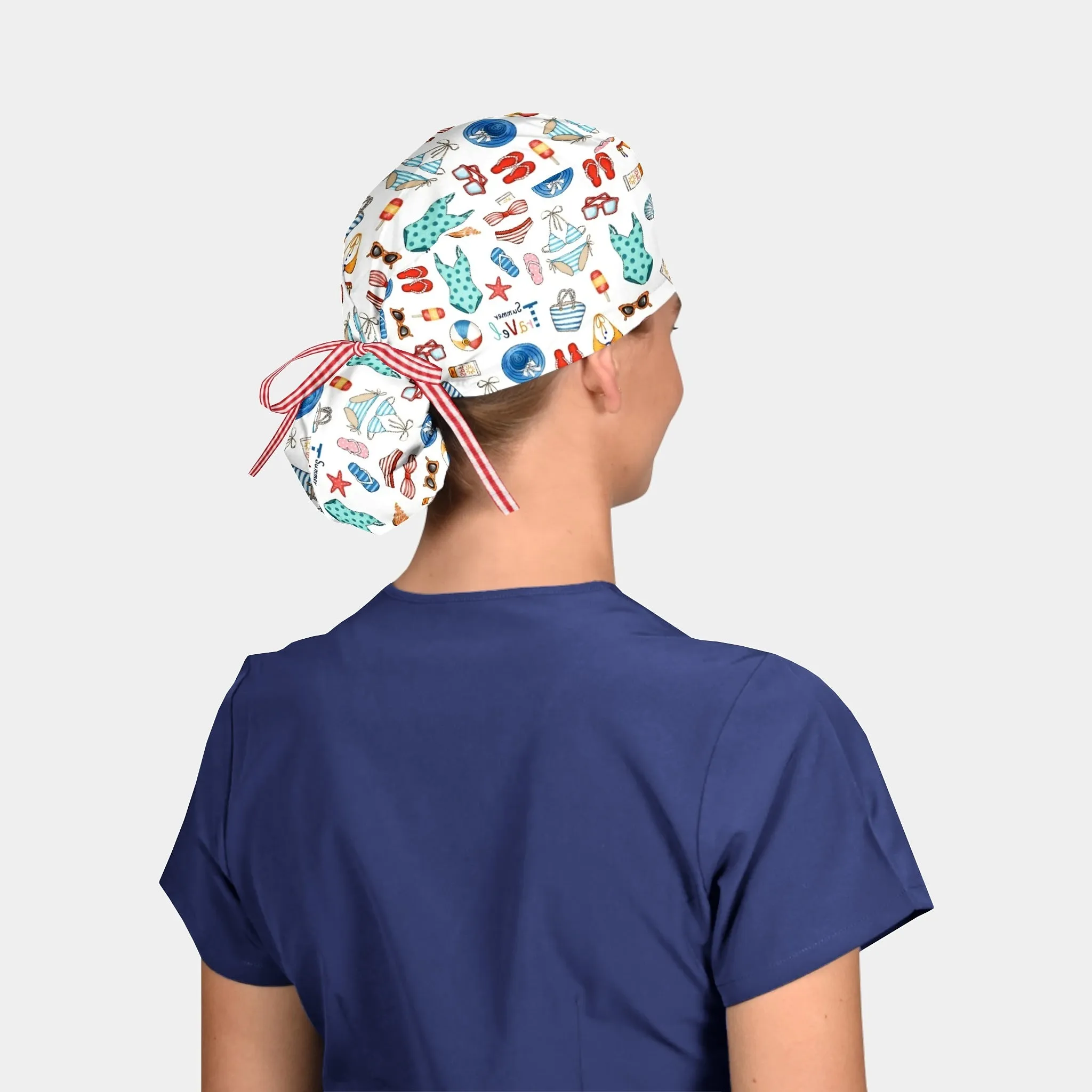 Beach Vacay - Pony Scrub Caps