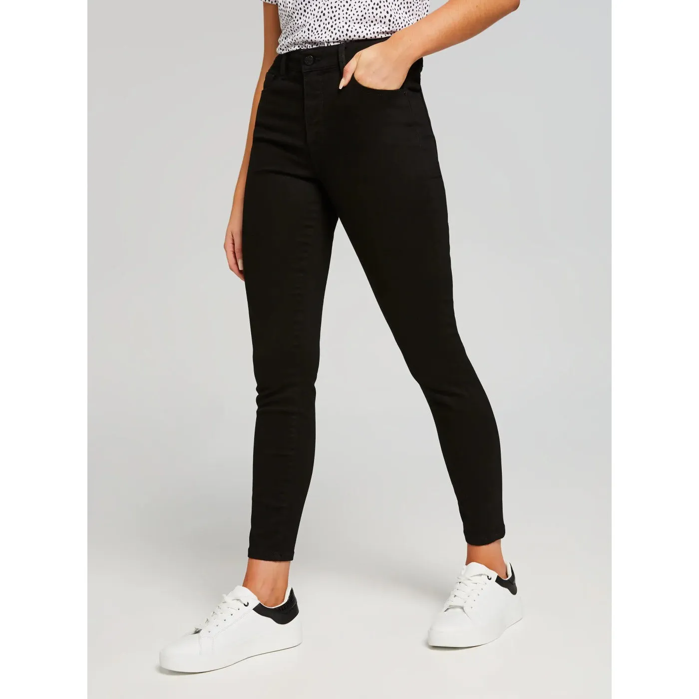 Black High Waist Jeans