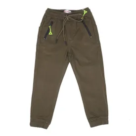 Boys Cotton Pant - Green