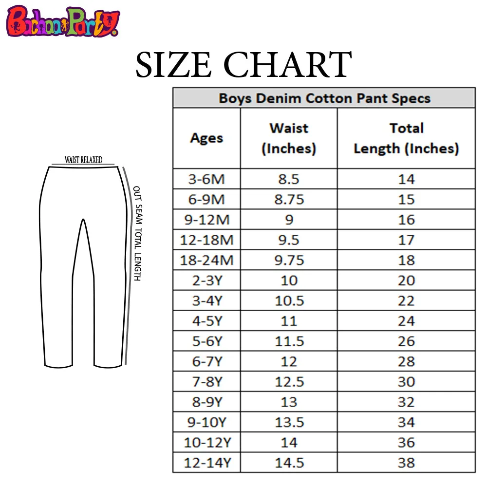 Boys Pants Cotton 1 Pkt - Blue