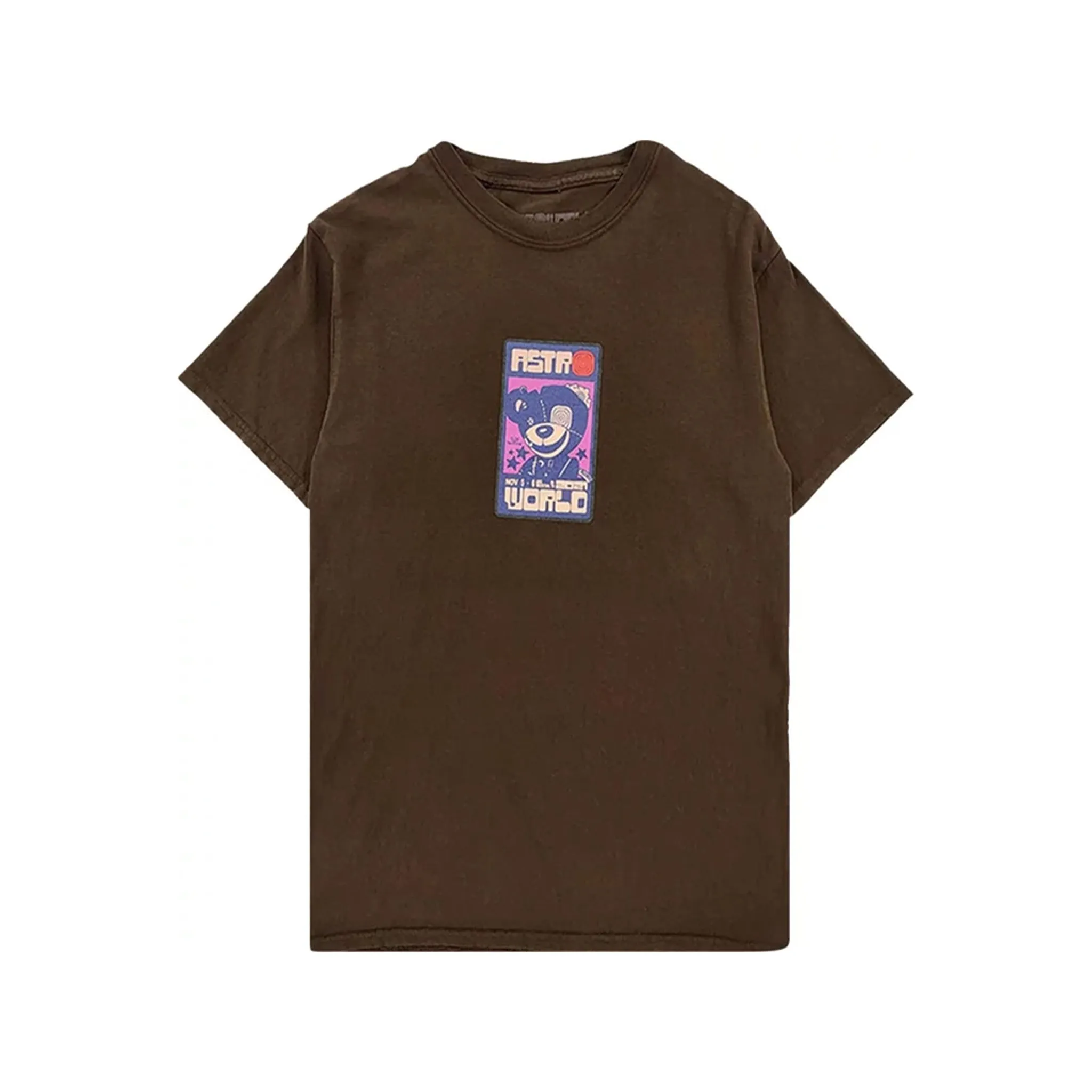 Cactus Jack by Travis Scott Scare Bear Tee Brown