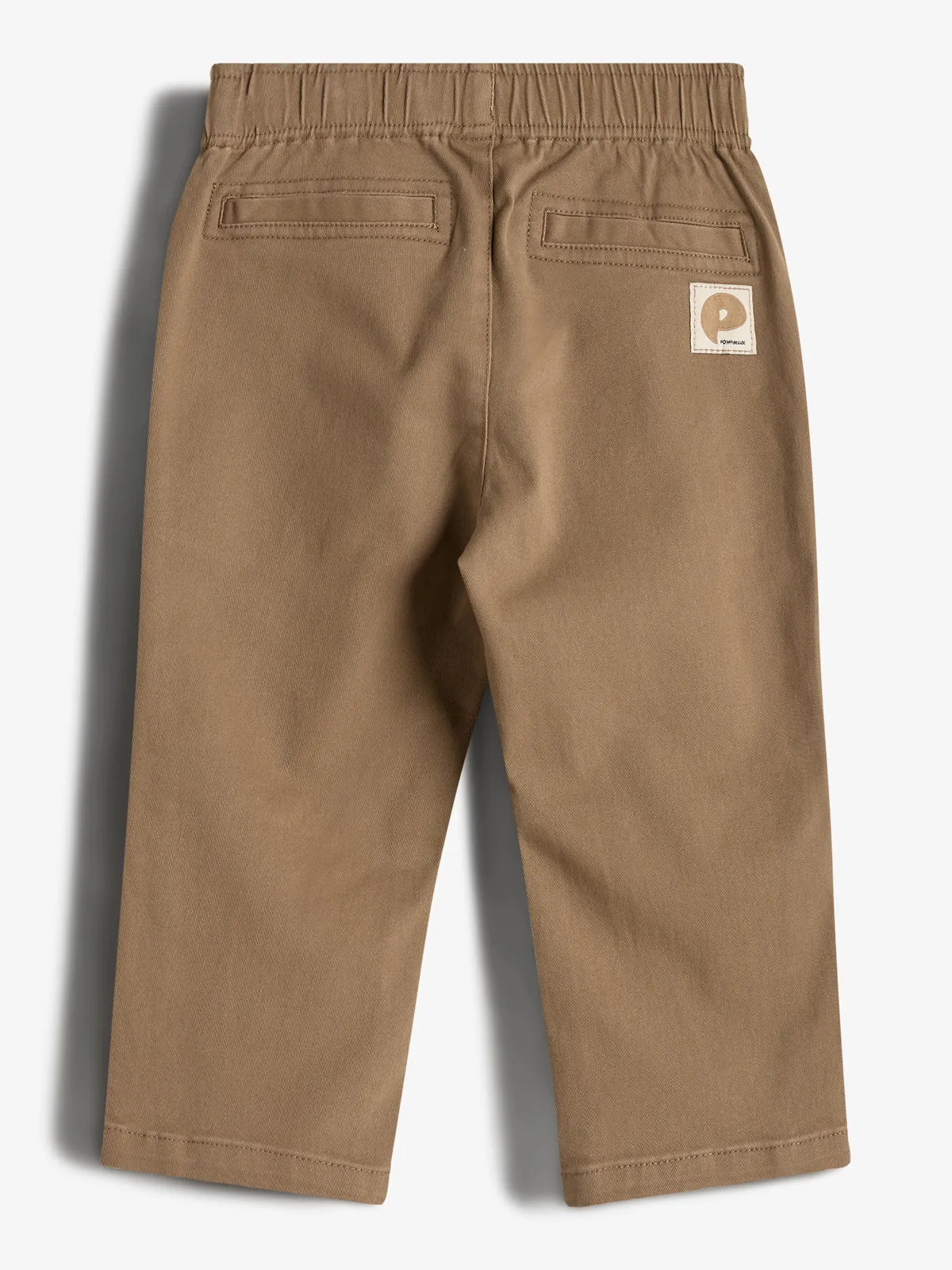 Casual Pull-on Chinos - Little - Walnut