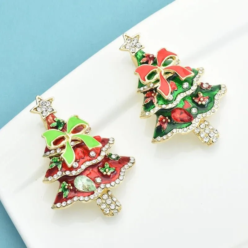 Christmas Tree Brooches