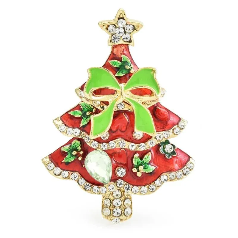 Christmas Tree Brooches