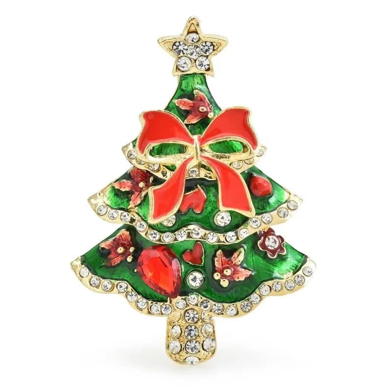 Christmas Tree Brooches