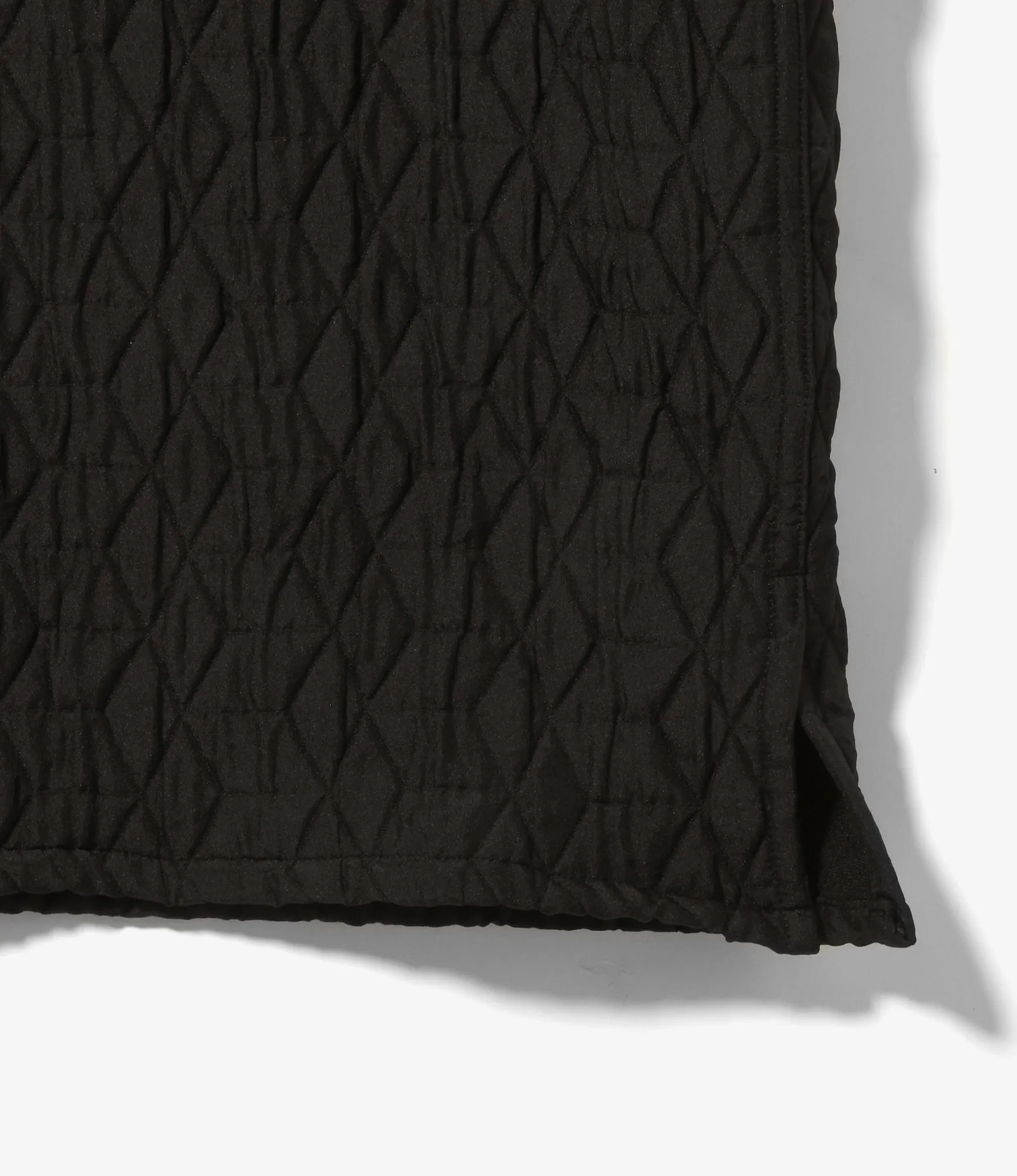 Classic Shirt – Black Geo Quilted Polyester