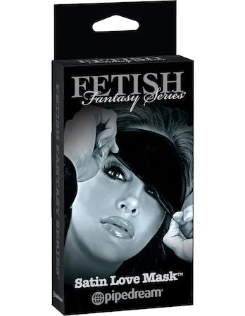 Fetish Fantasy Limited Edition Satin Love Mask Black