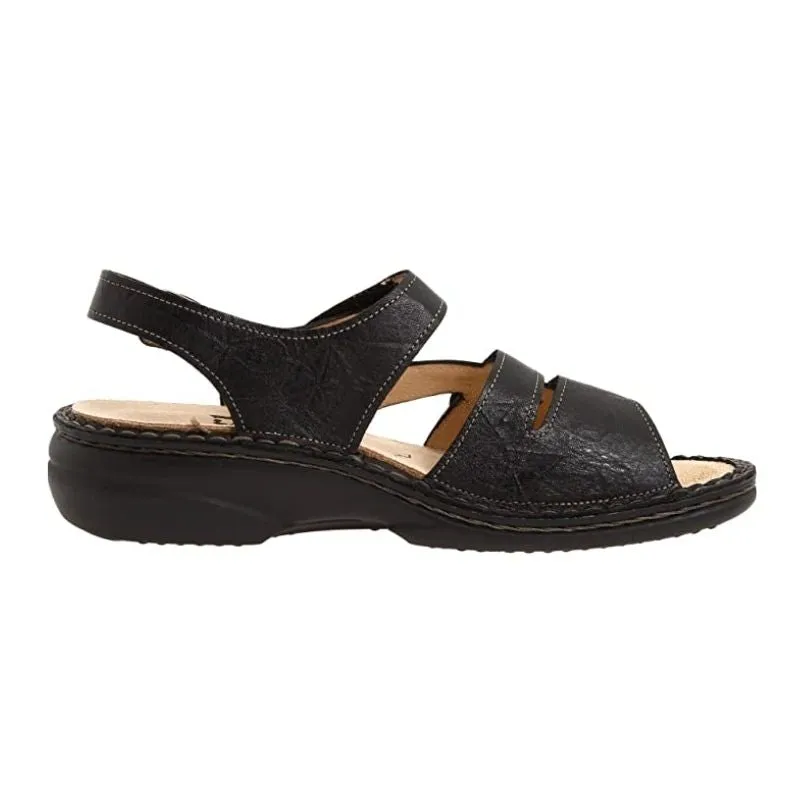 Finn Comfort Gomera Black Women's Sandals