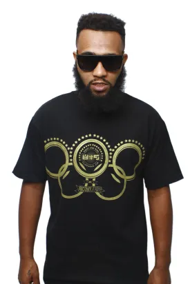 Gold Olympic Rings T Shirt