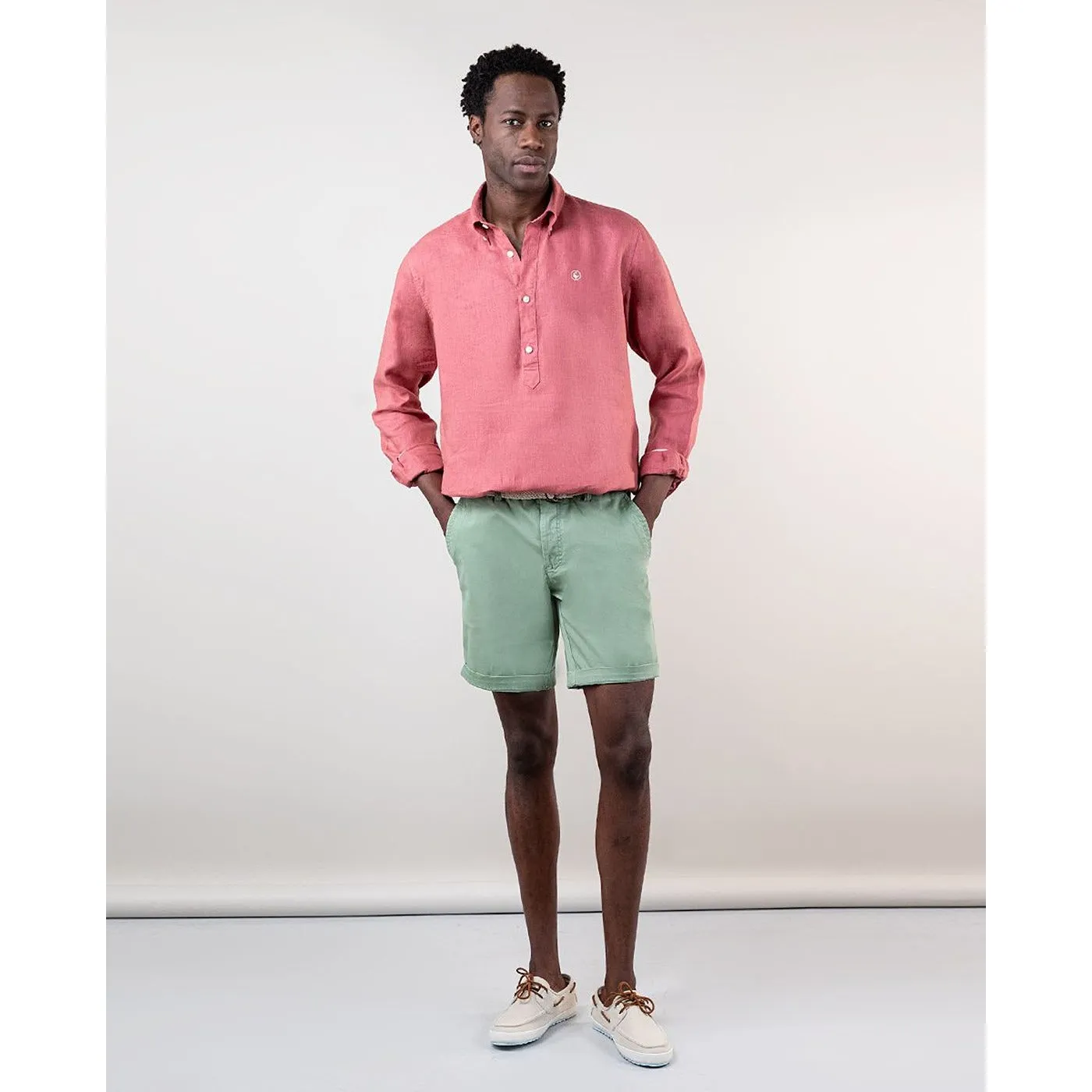 Green Bermuda Shorts