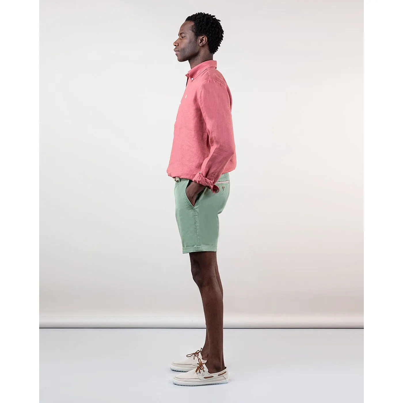 Green Bermuda Shorts