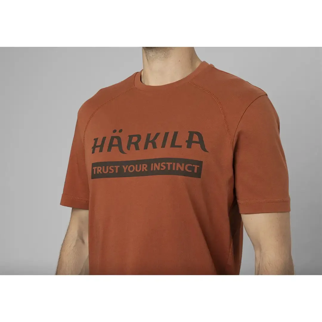 Harkila Logo S/S T-Shirt - Arabian Spice by Harkila