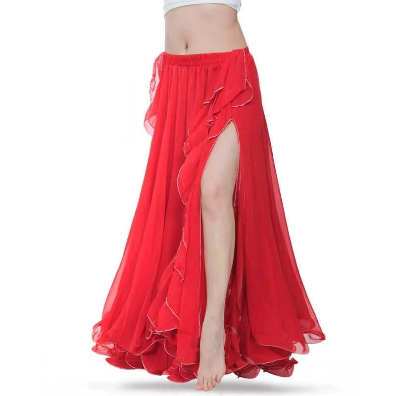 High Slits Belly Dance Skirts