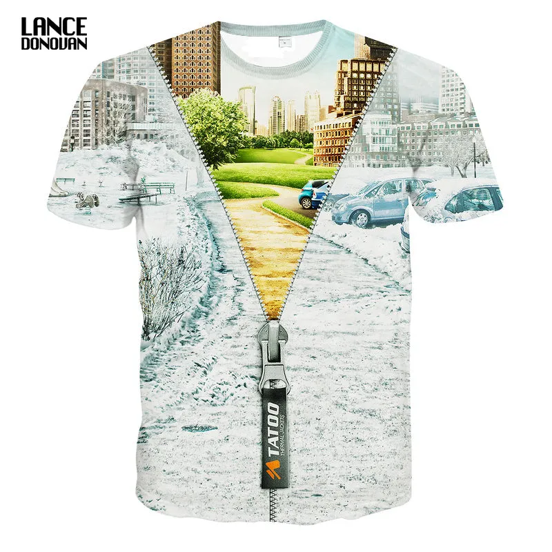 Hight Quality T shirt 3D Men Fashion 2016 Summer Short Sleeves Both Sides Print many models Man TOP TEES O neck