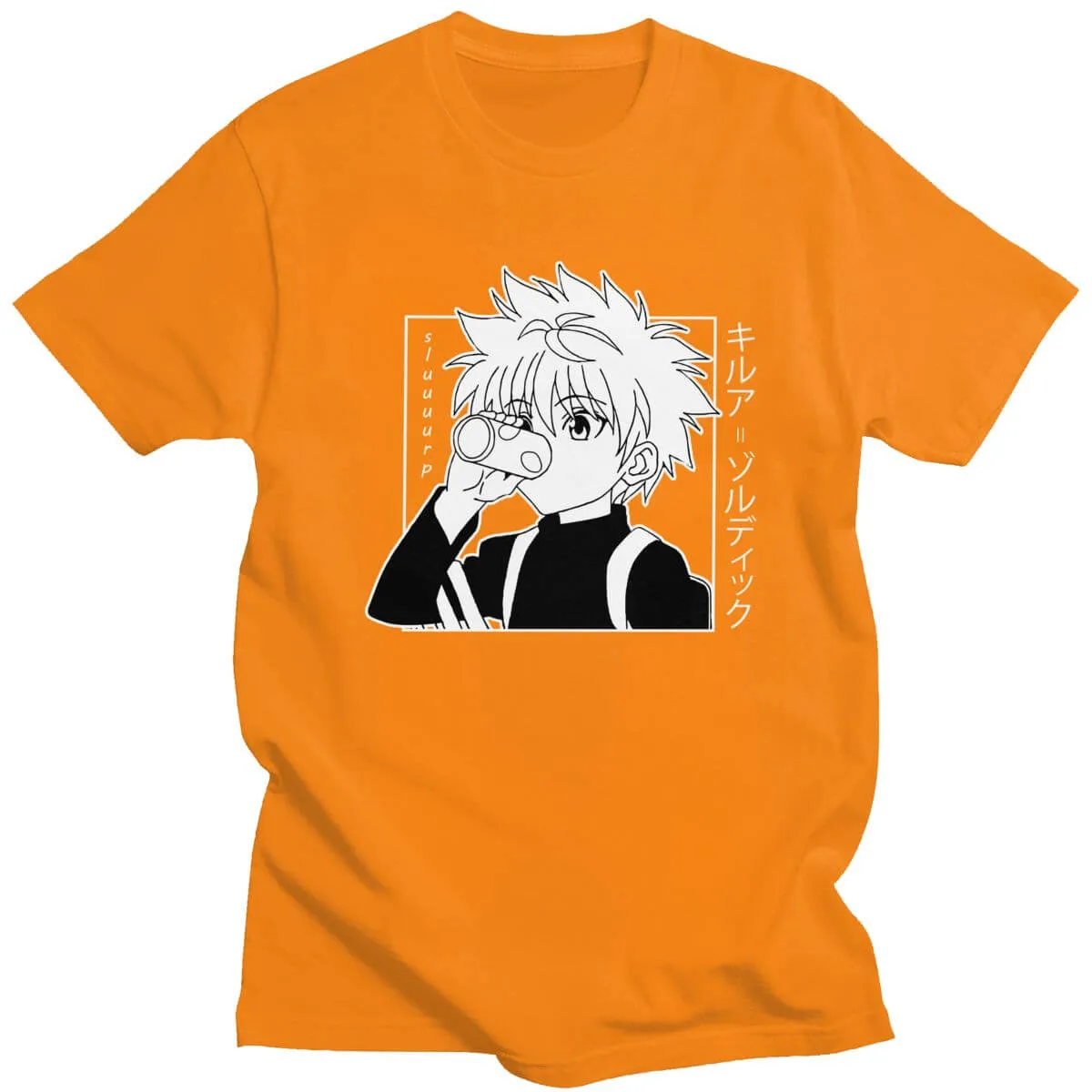 Kawaii Hunter X Tshirt Men Short Sleeve Anime Manga Tee Shirt Clothes