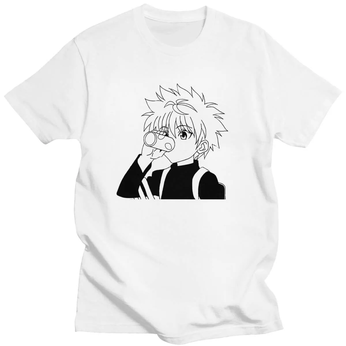 Kawaii Hunter X Tshirt Men Short Sleeve Anime Manga Tee Shirt Clothes