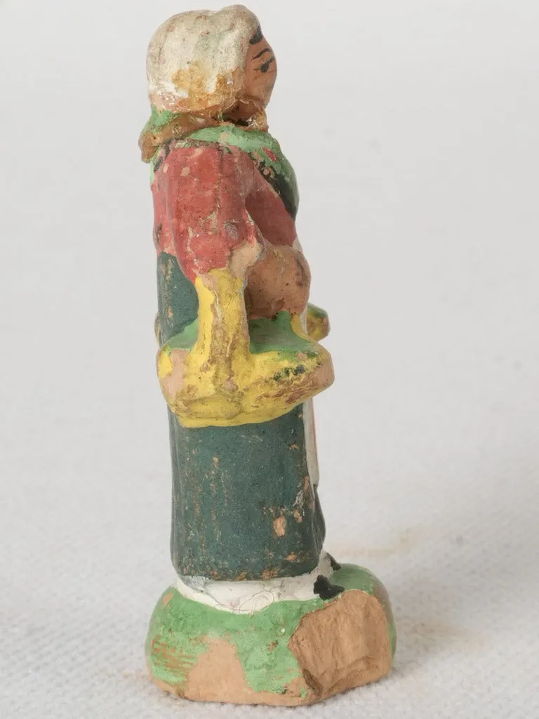 Late 19th / Early 20th Century Terracotta Santon – Provençal Vegetable Vendor