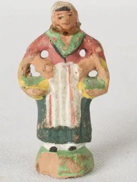 Late 19th / Early 20th Century Terracotta Santon – Provençal Vegetable Vendor