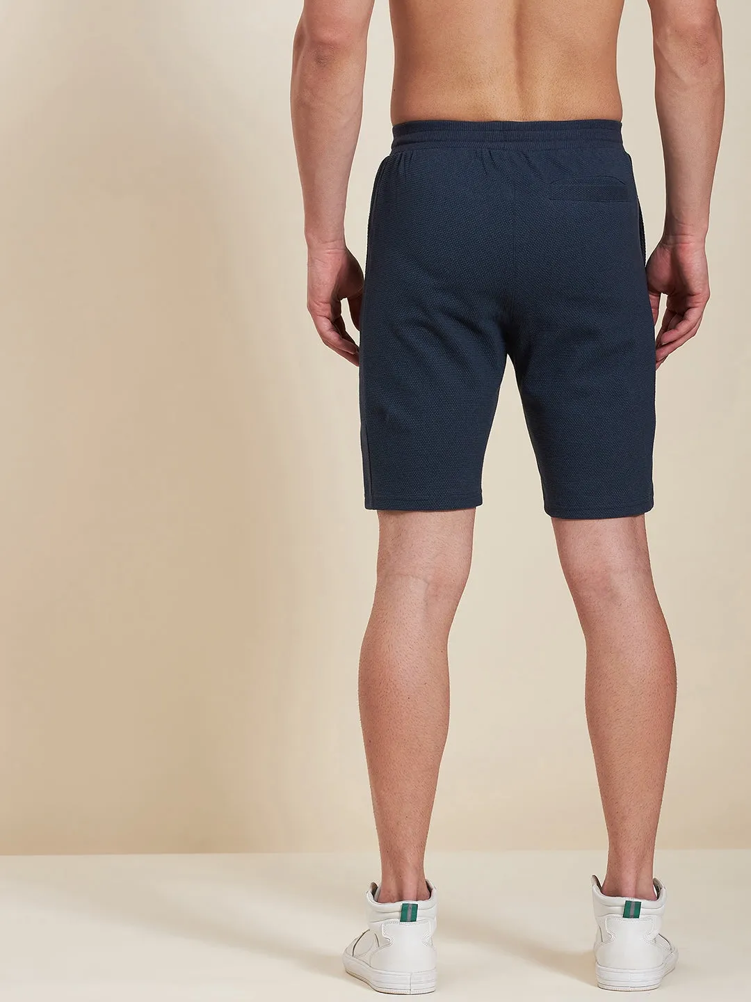 Men Navy Bermuda Shorts