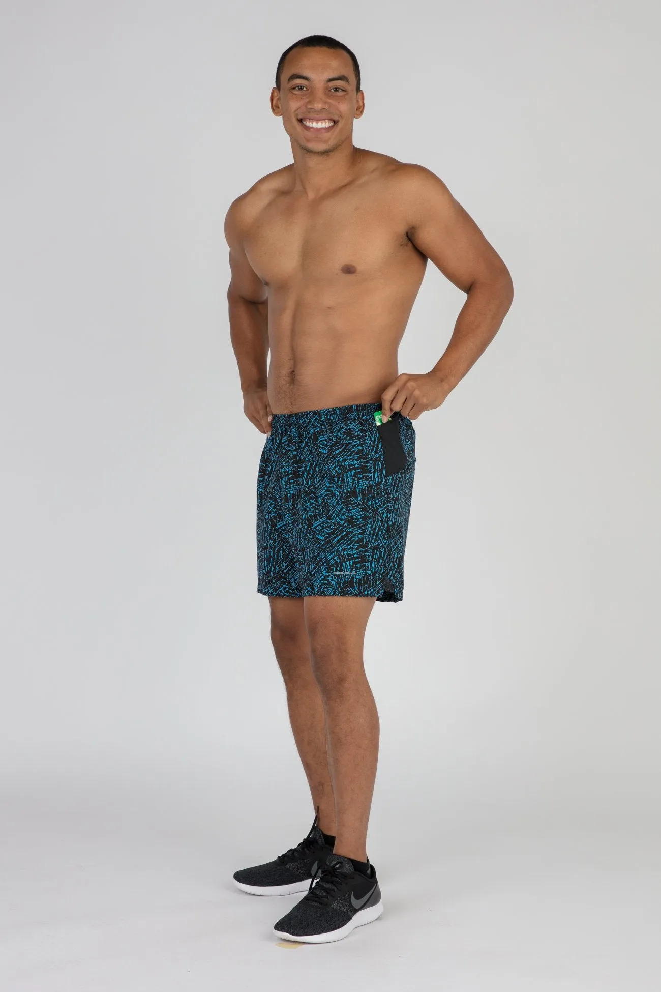 Men's 2-n-1 5" Ultra Running Shorts - Hyper Cobalt