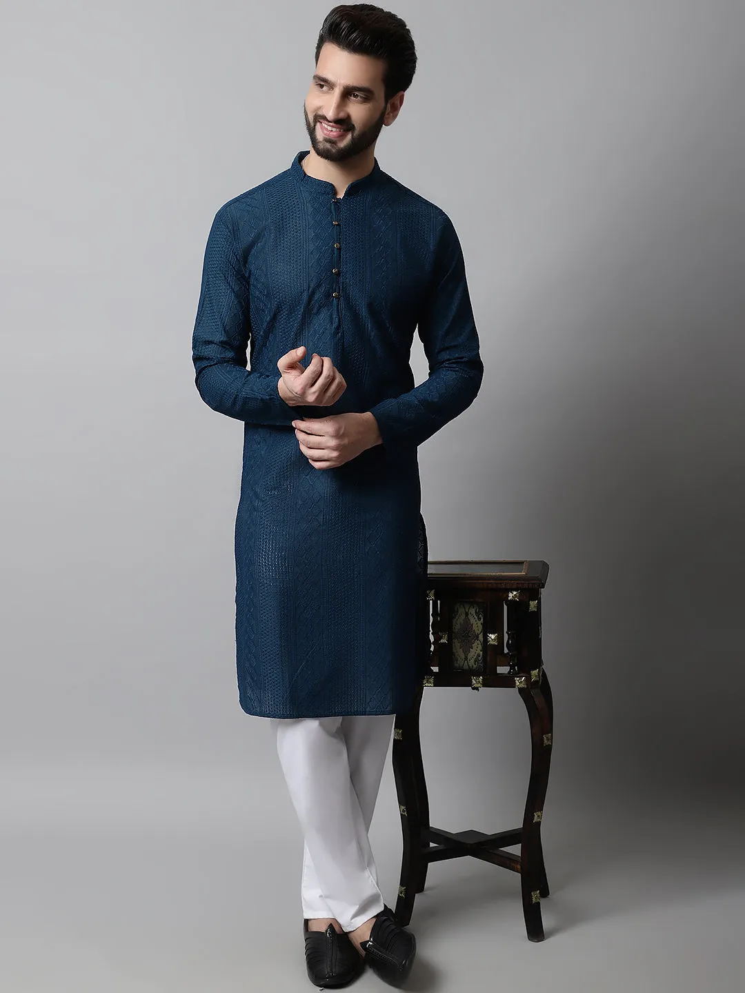 Men'S Embroiderd Kurta Pajama