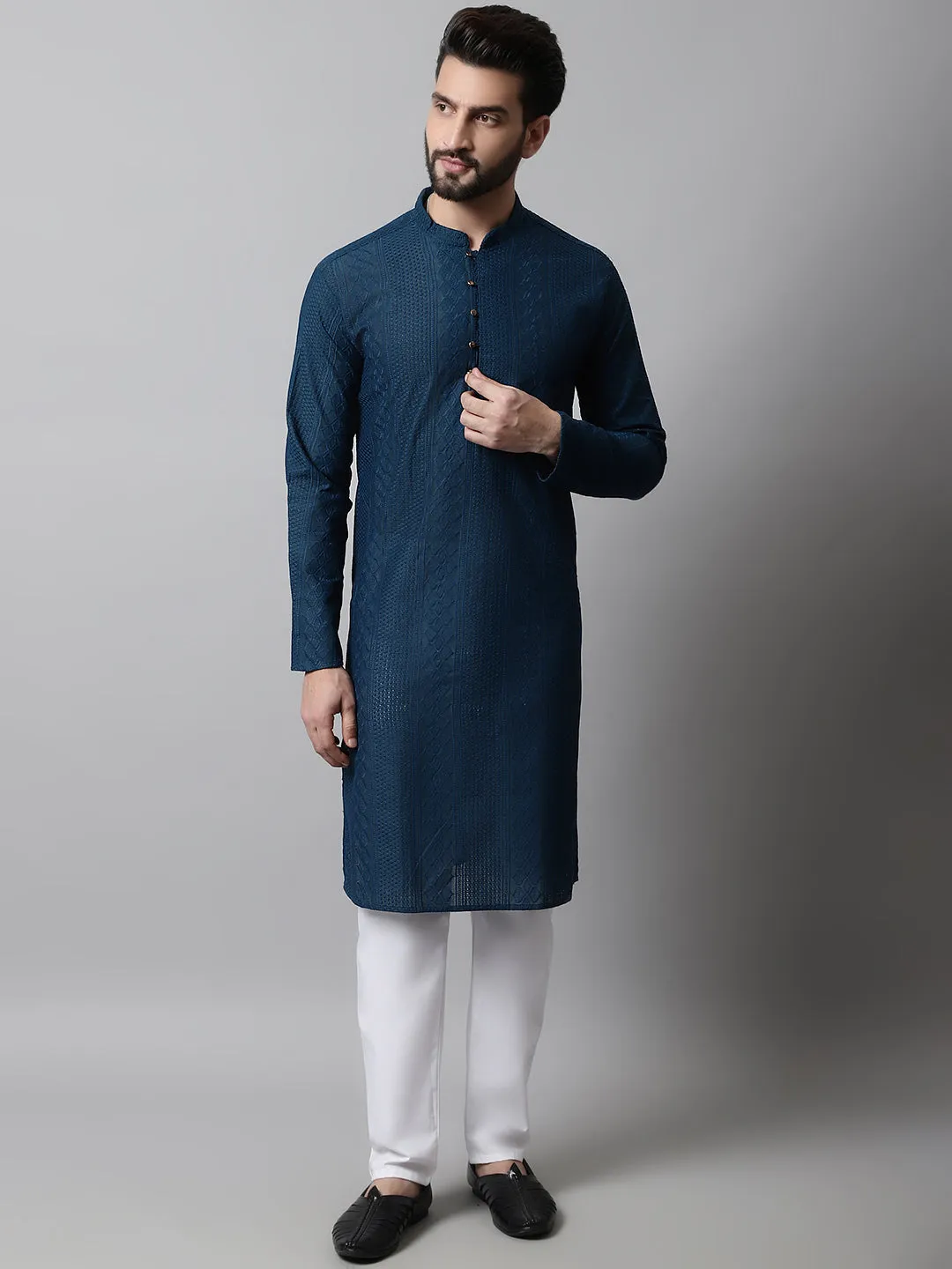 Men'S Embroiderd Kurta Pajama