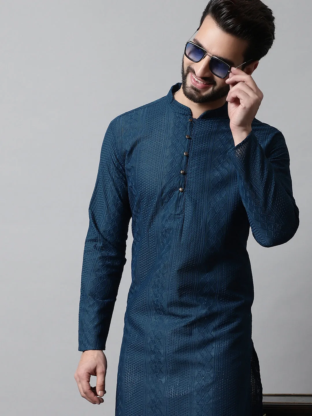 Men'S Embroiderd Kurta Pajama