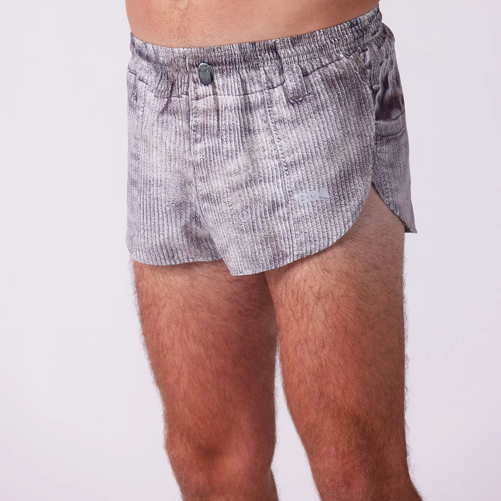 Men's Printed 1" Elite Split Shorts - Corduroy