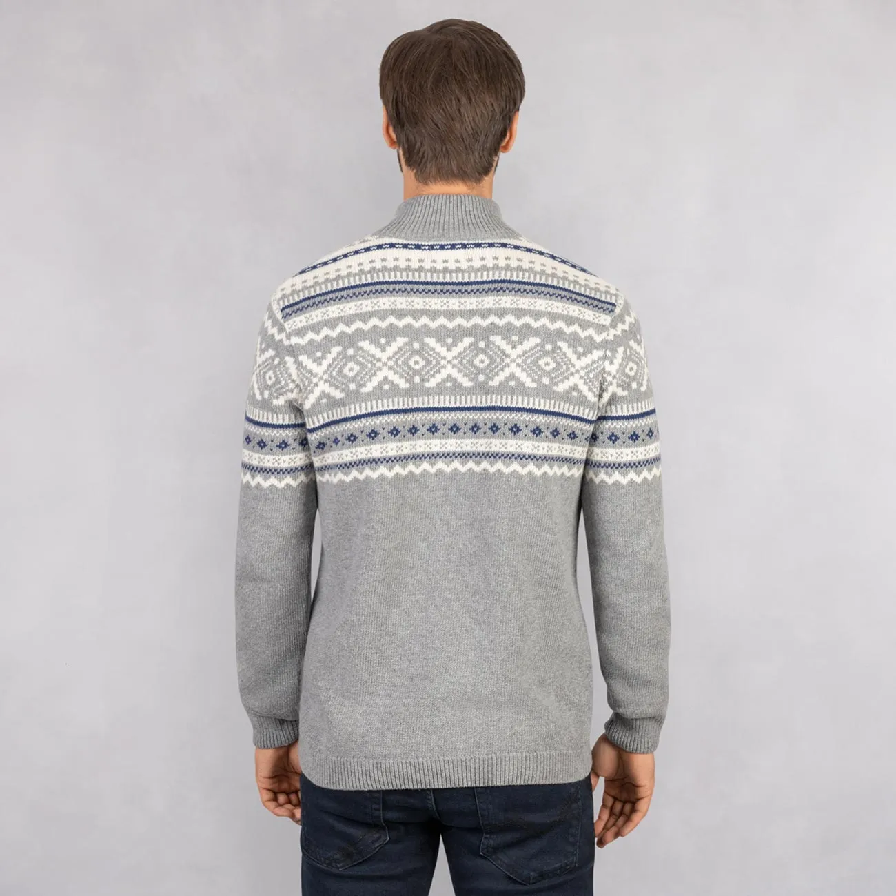 Nordic Sweater Zip Men