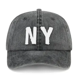 NY - Trucker Hat - Black Snow