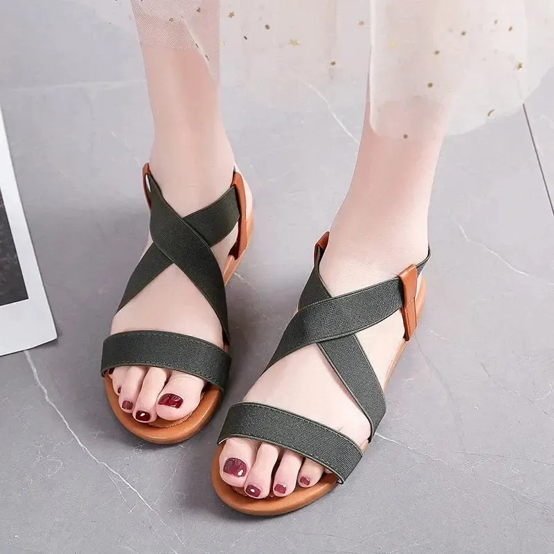 OCW Women Casual Cross Strap Sandals Design