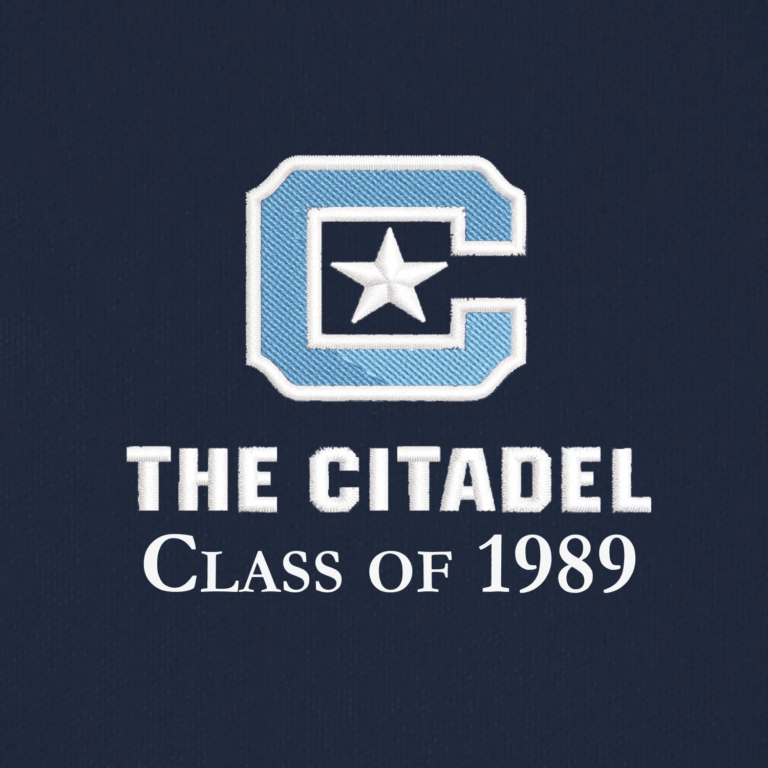 Official Reunion Shirt, The Citadel, C Star, Class of 1989,  UV Micro-Mesh Polo Shirt