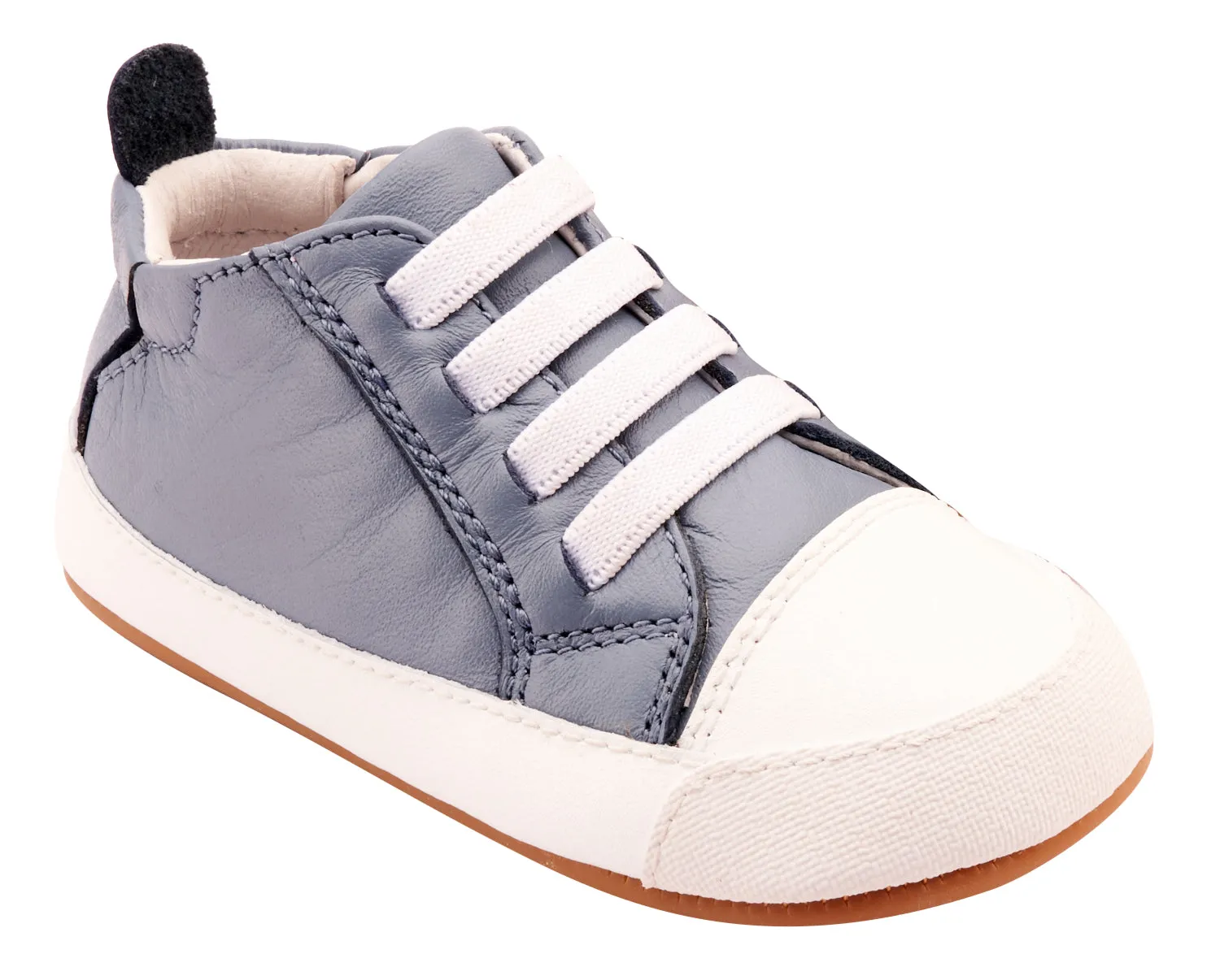 Old Soles Girl's and Boy's 106RT Eazy Jogger Casual Shoes - Indigo / Snow