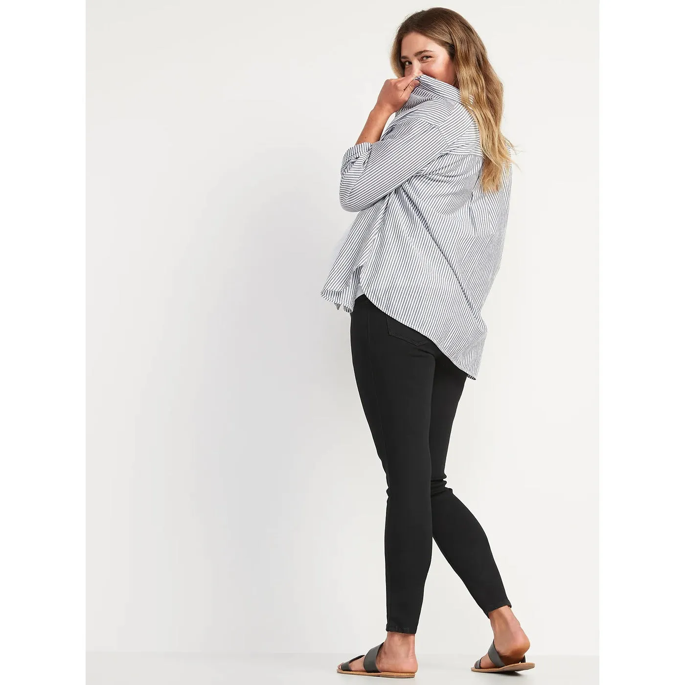 ON Black Maternity Jeans