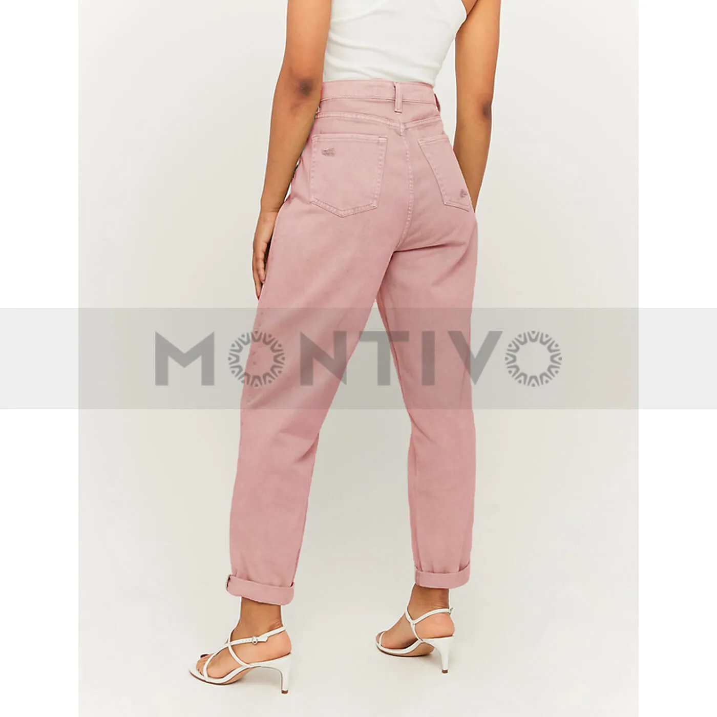 Pink Slouchy Jeans