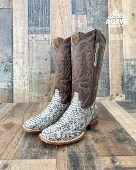 "JAYLIN" PYTHON | WOMEN SQUARE TOE BOOTS