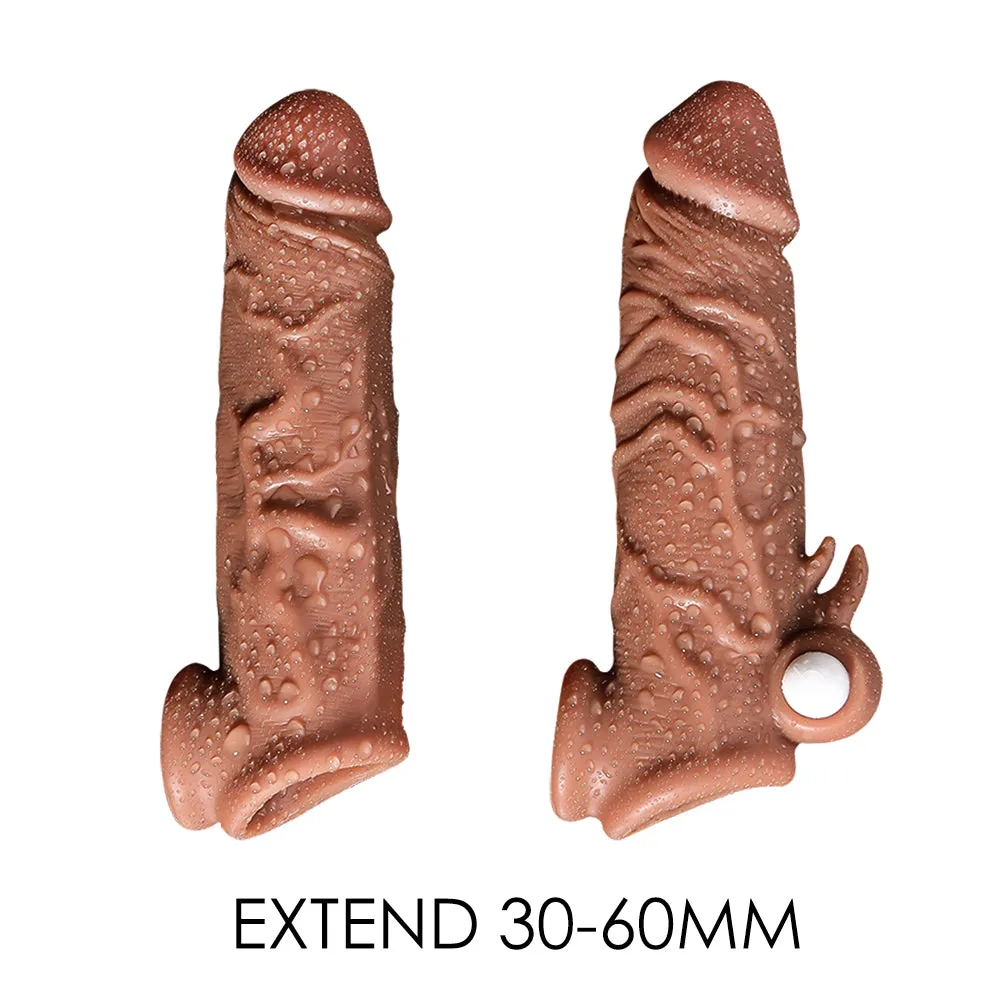 Realistic Penis Sleeve Extender for Men