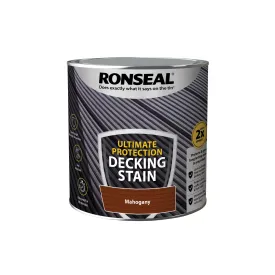 Ronseal Ultimate Protection Decking Stain - Rich Mahogany 2.5L