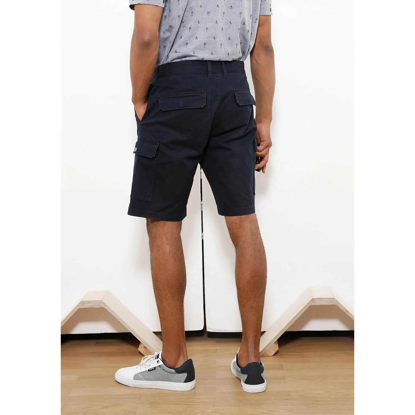 sOliver Blue Cargo Shorts