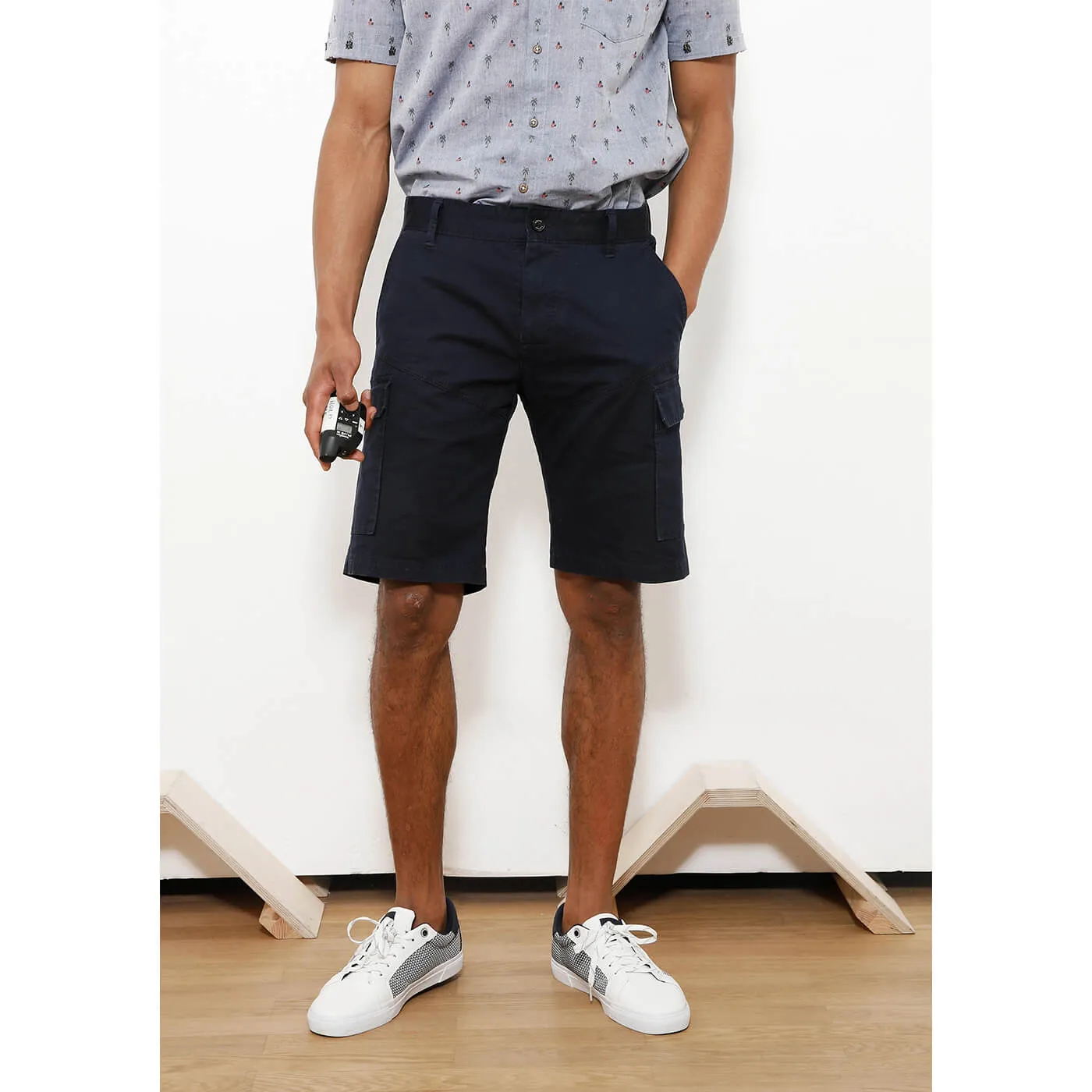 sOliver Blue Cargo Shorts