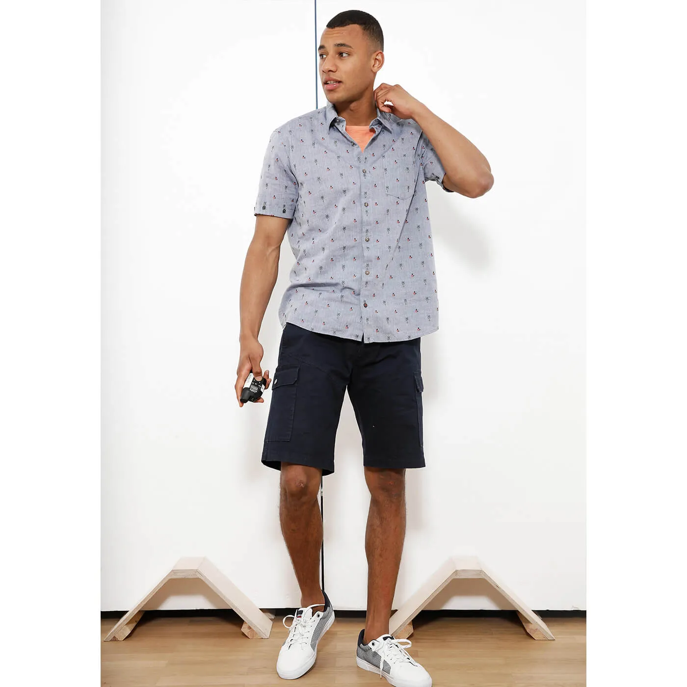 sOliver Blue Cargo Shorts