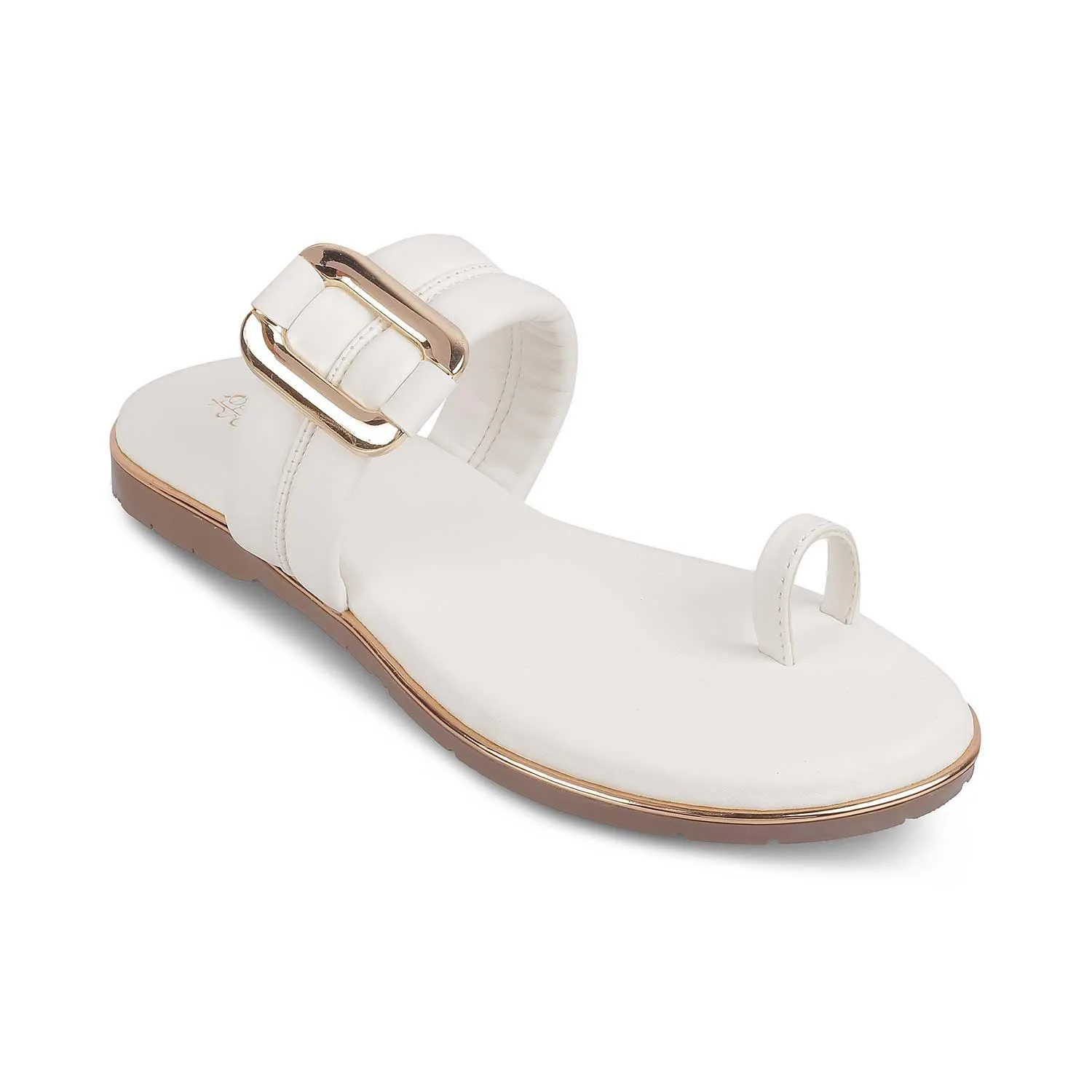 The Perry White Women's Dress Flats Tresmode