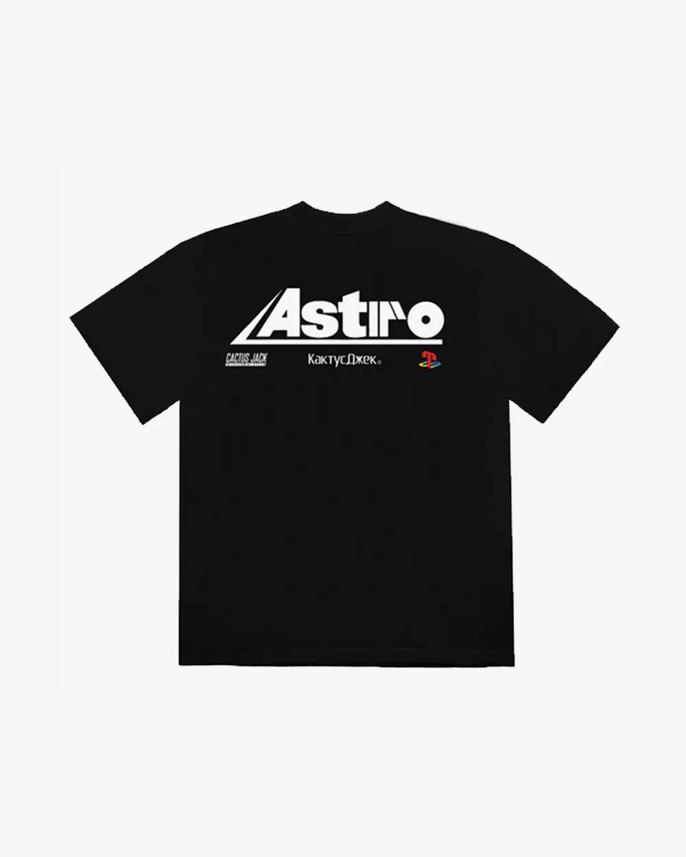 TRAVIS SCOTT X FORTNITE T-3500 PORTRAIT WORLD BLACK TEE (NEW)