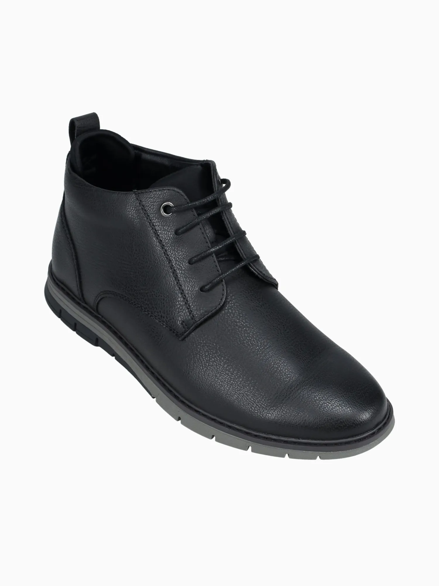 Tyrone Black Leather